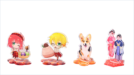誰でも簡単にイラストや写真でオリジナルのアクリルスタンドが作れる