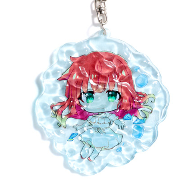 水面アクリルキーホルダー