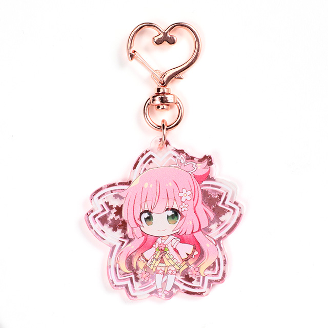 さくらフレークアクリルキーホルダー | アクリルグッズの達人