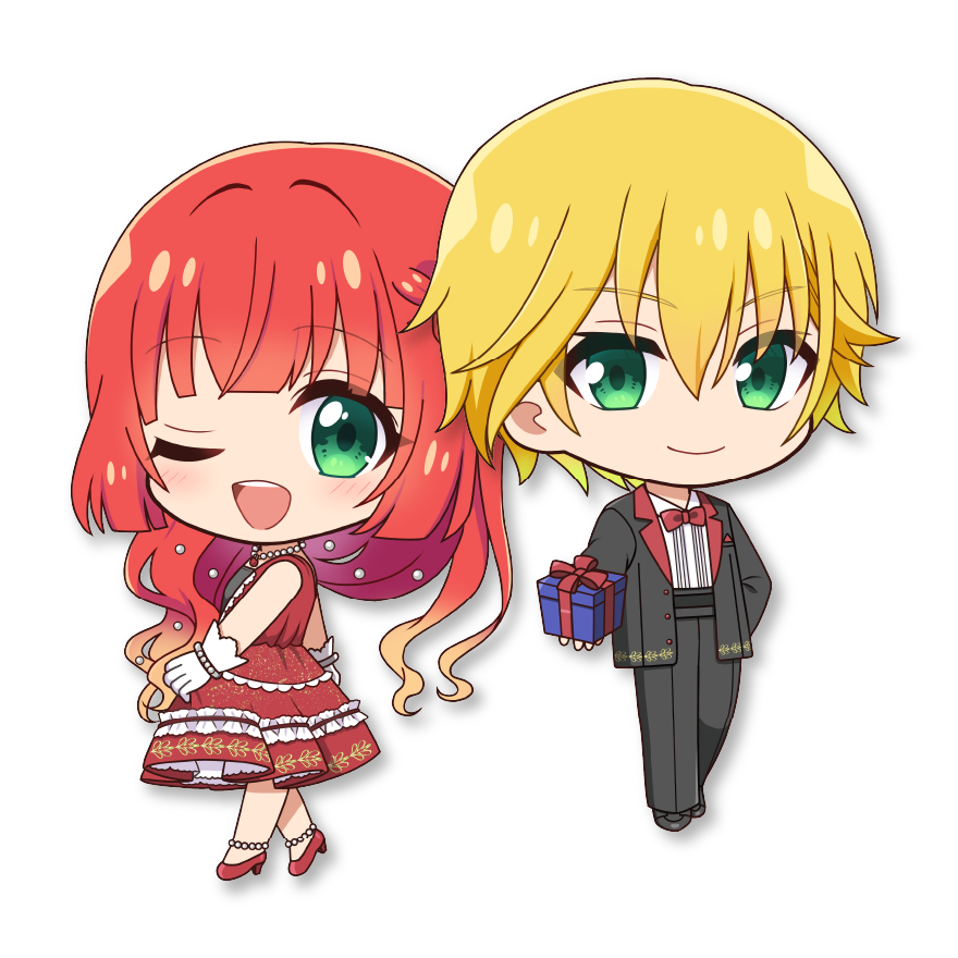 ドレッシーなリルちゃんとアクトくん