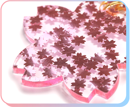 キラキラな桜フレーク
