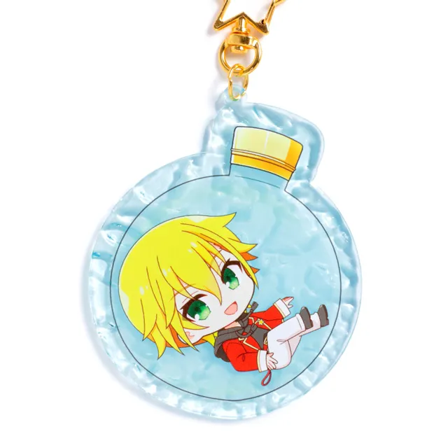 瓶の水面アクリルキーホルダー