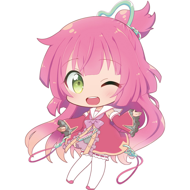 ピンク系リルちゃんイラストデータ