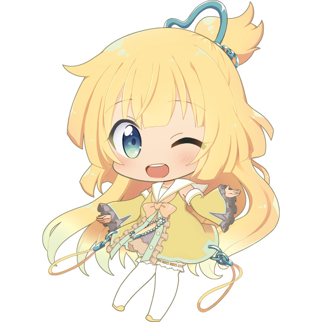 イエロー系リルちゃんイラストデータ
