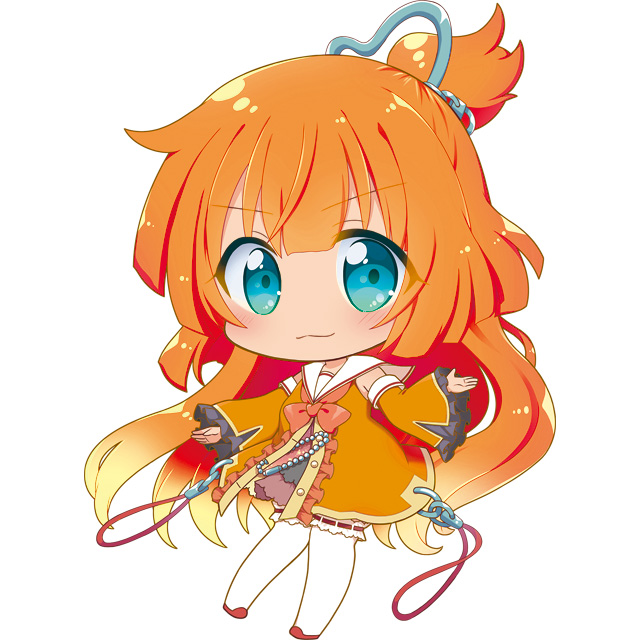 オレンジ系リルちゃんイラストデータ