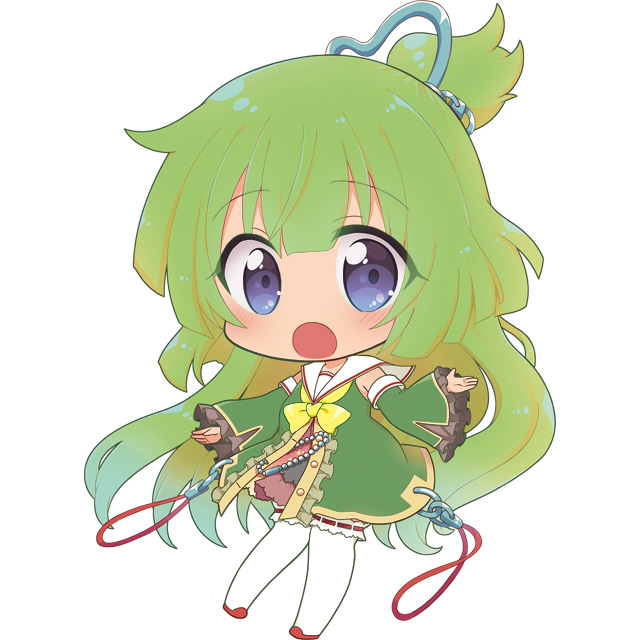 グリーン系リルちゃんイラストデータ