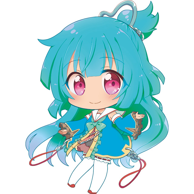 ブルー系リルちゃんイラストデータ