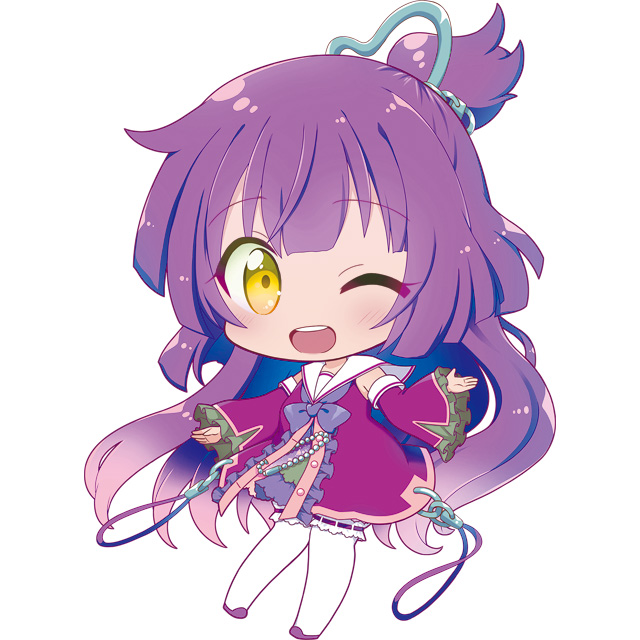 パープル系リルちゃんイラストデータ