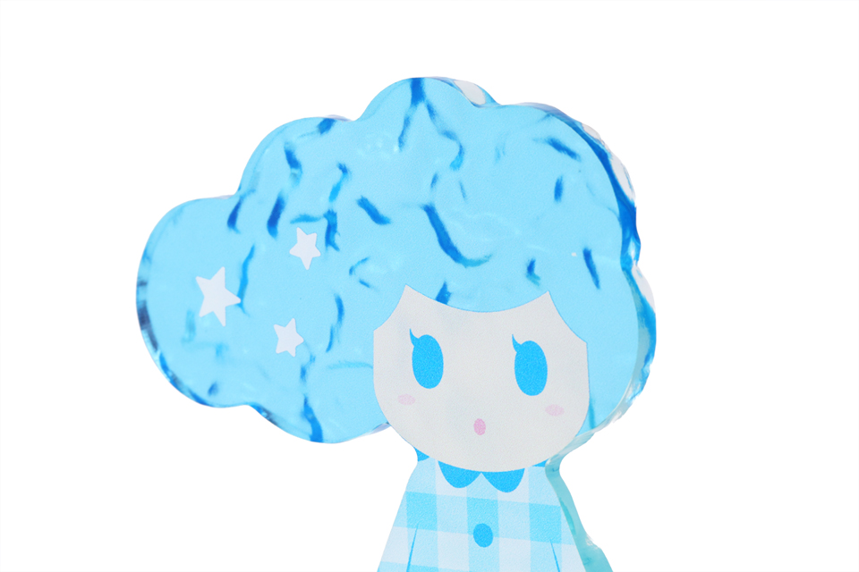 フチなし水面アクリルスタンド　1個から作成