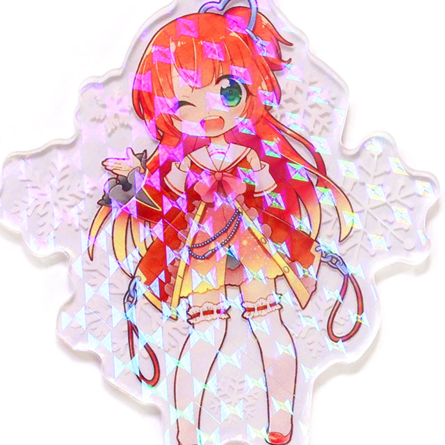 ホログラムアクリルキーホルダー　1個から