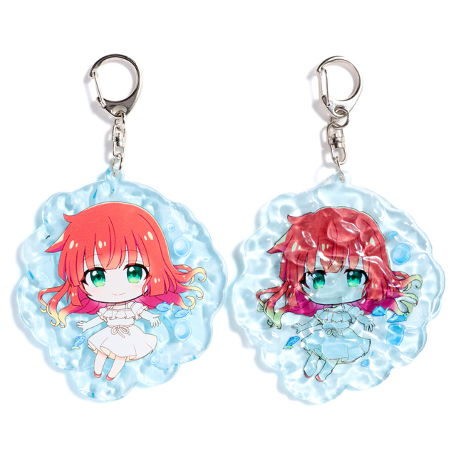 水面アクリルキーホルダー　1個から作成