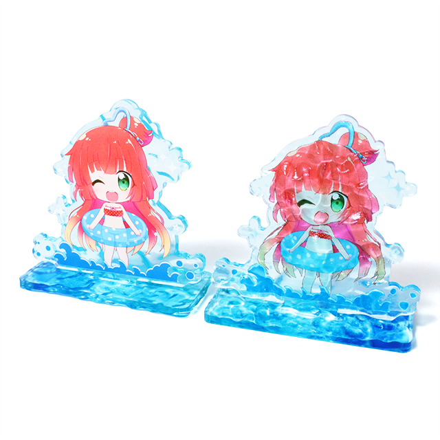 水面アクリルスタンド　1個から作成