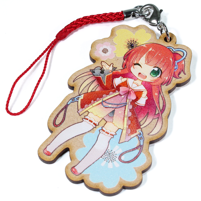 木製キーホルダー　1個から