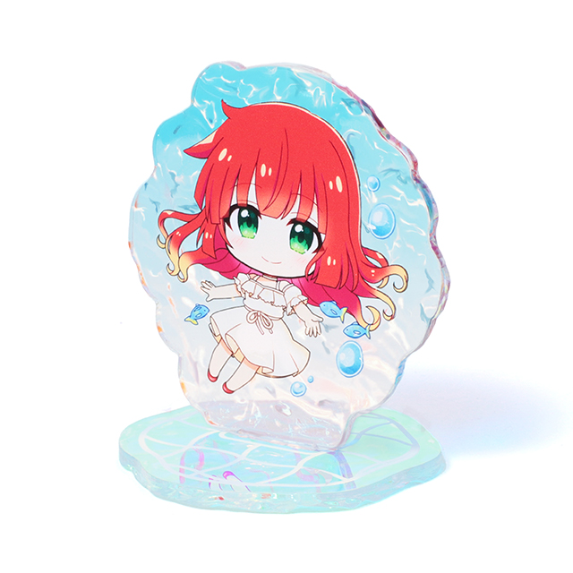 オーロラ水面アクリルスタンド　1個から作成