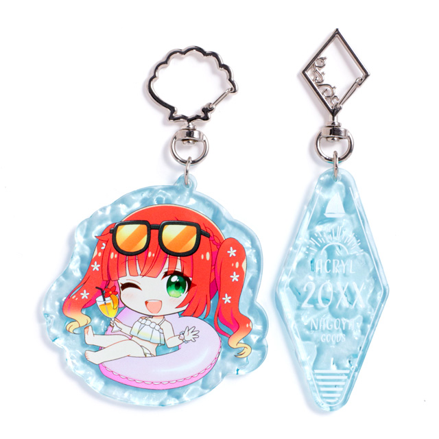 【予約】水面アクリルキーホルダー 1個から