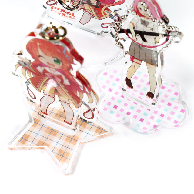 アクリルスタンドキーホルダー　1個から