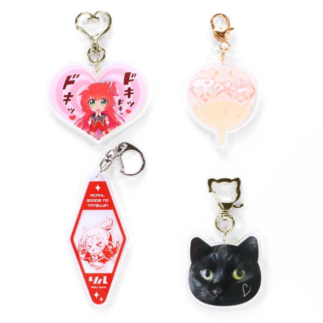 アクリルキーホルダー 【非売品】オレンジハット