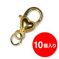 【アタッチメント】ハートカニカン（ゴールド）10個
