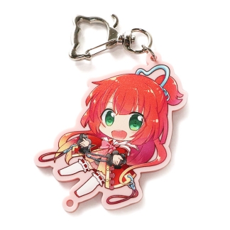 カラーアクリルキーホルダー